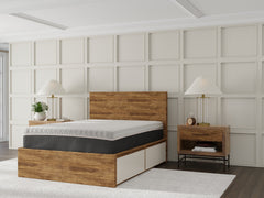 Copper Infused Hybrid 12 Inch Soft Memory Foam Queen Mattress