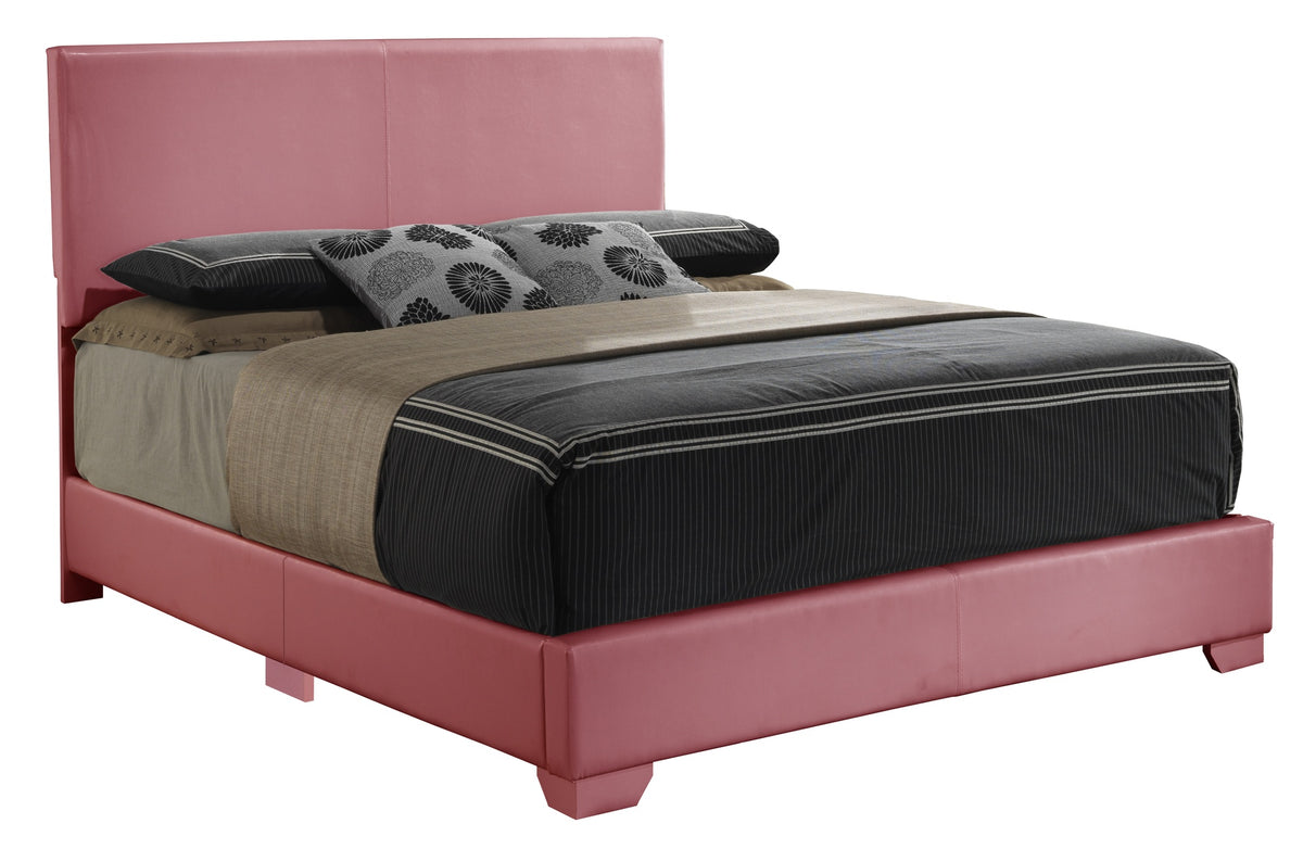 Charming Casual Pink Full Bed