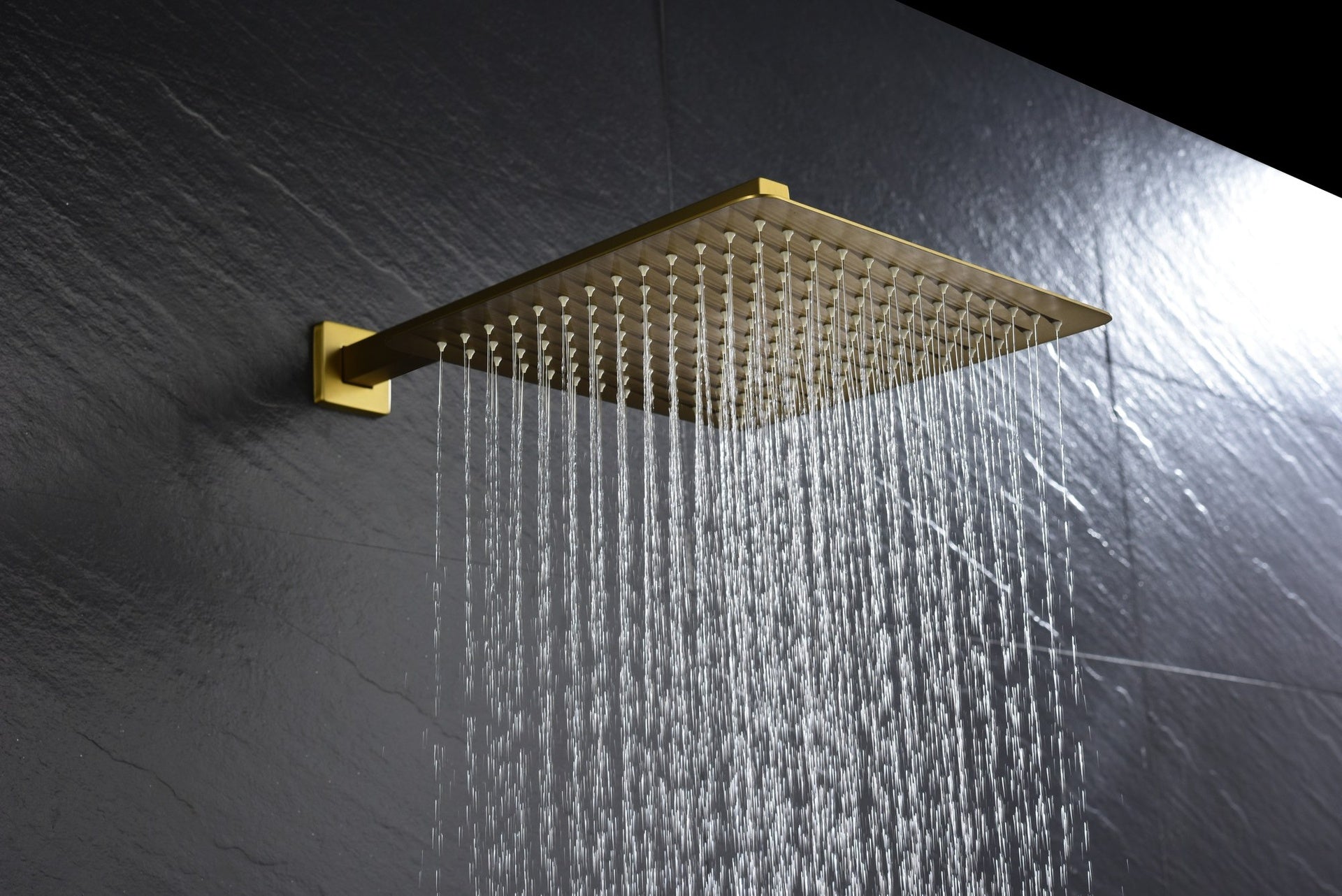 12" Wall Mount Rainfall Square Shower Head