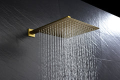 12" Wall Mount Rainfall Square Shower Head