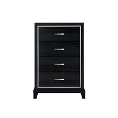 Livingston G02850-CH 4 Drawer Chest Black