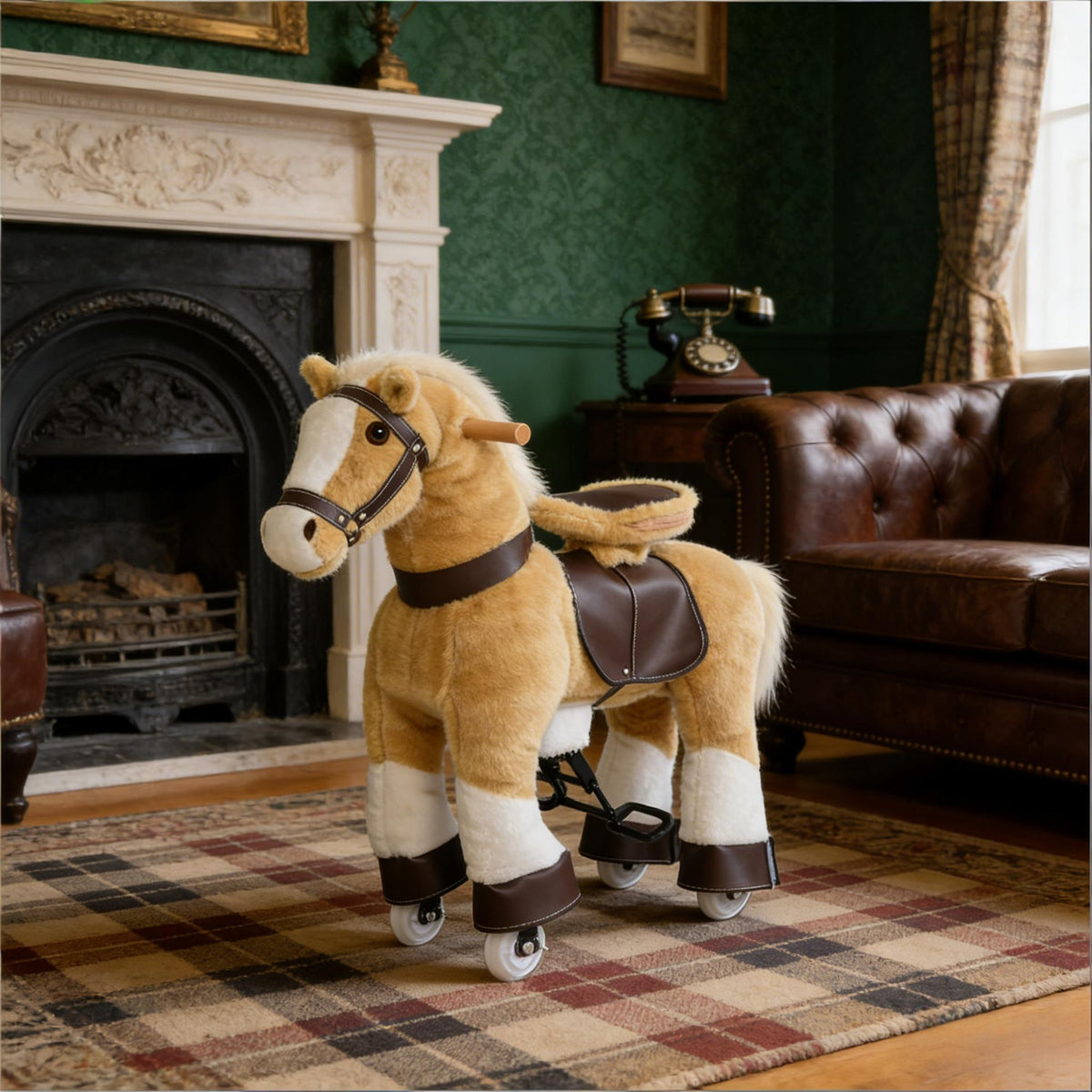 Walking Horse Toy,Kids Riding Chair with Wheels