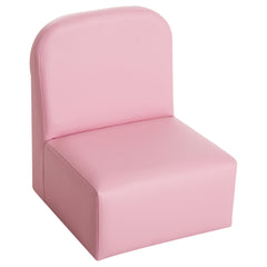 Qaba 2-in-1 Convertible Table and Chair Set for Boys Girls for Boys Girls, Pink