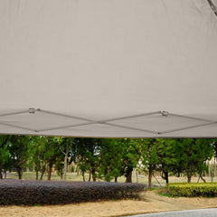 Outsunny 210D Oxford 10' x 10' Pop Up Canopy Tent with Netting, Instant Screen Room House, Tents for Parties, Height Adjustable, with Carry Bag, for Outdoor, Garden, Patio