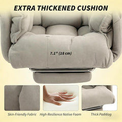 Reclining Desk Chair with Rolling Wheels,High Back Office Chair
