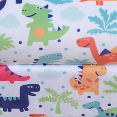 Qaba Kid's Sofa Armchair with Dinosaur Design and Thick Padding