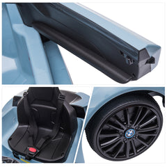 Aosom Licensed BMW I8 Coupe 6V Electric Car, Kids Ride-On Car, Battery Powered Toy with Remote Control Music Horn Lights Suspension for 37-96months Old, Blue