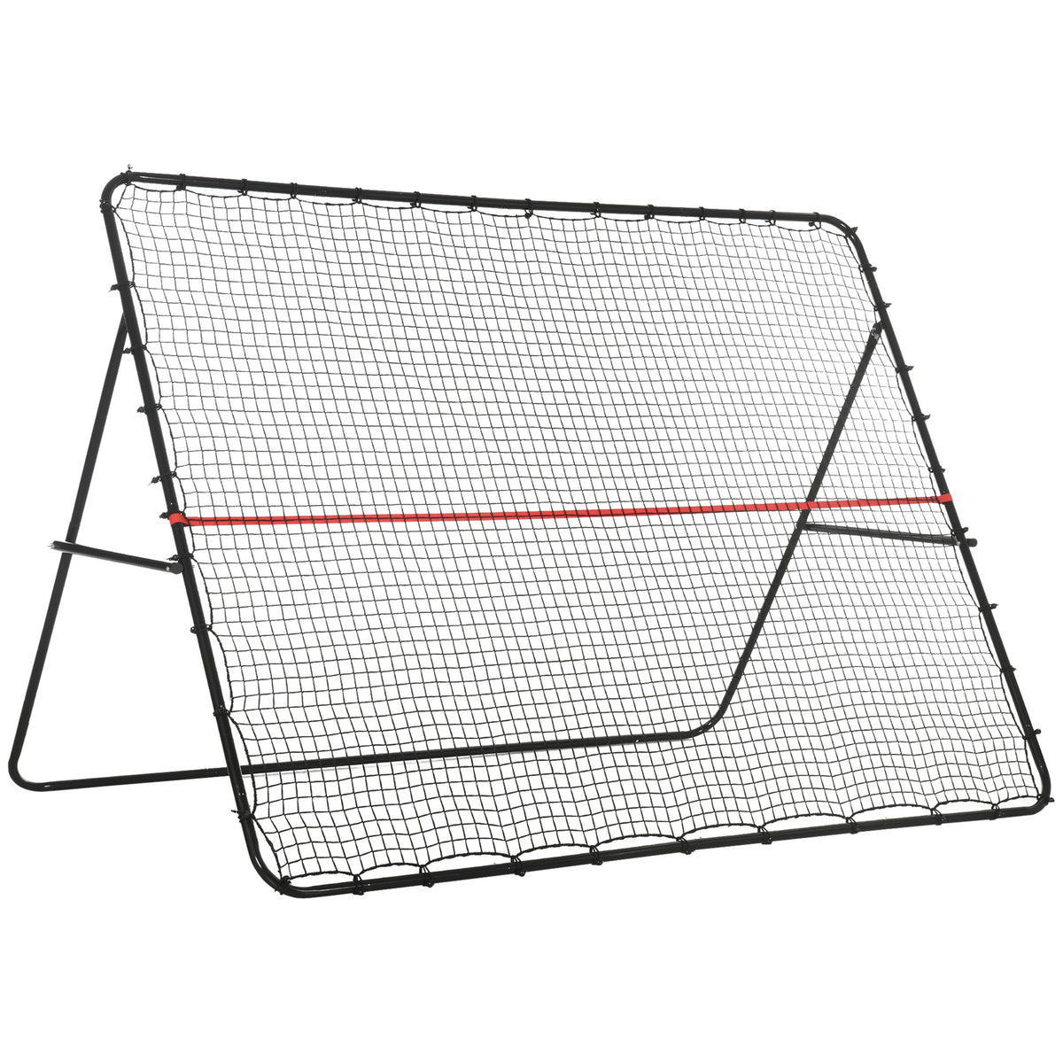 Soozier Soccer Rebounder Net, Adjustable and Foldable Multi-Sport Training Bounce Back Net, Target Goal for Soccer Practice and Training, 8.5' x 6.5'