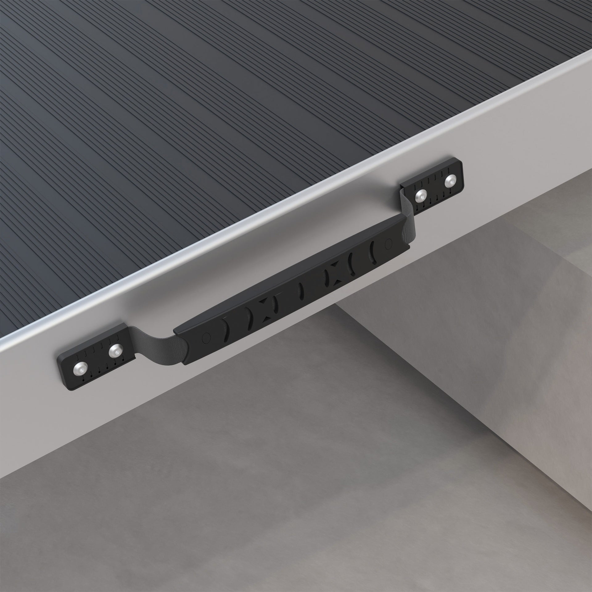 HOMCOM Wheelchair Ramp, 10FT Foldable Threshold Ramp, Aluminum Handicap Ramp with Non-Slip Surface, Transition Plates Above and Below for Home, Doorways, Steps, 600lbs Capacity