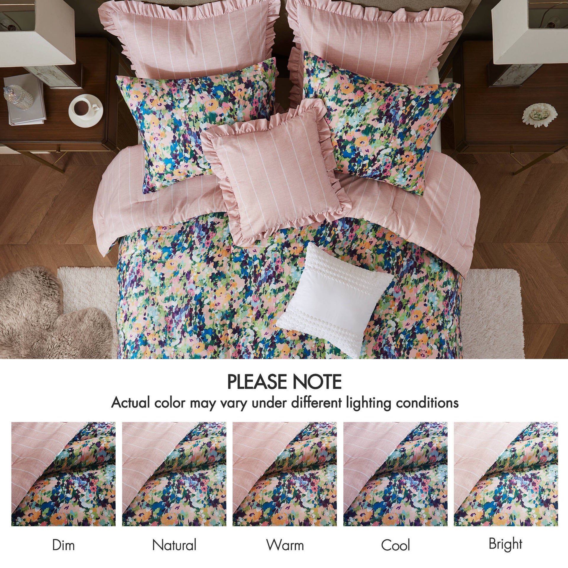 8PCS Cal King Comforter Set