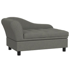 PawHut Pet Sofa Dog Sofa for Small Dogs with Storage, Gray