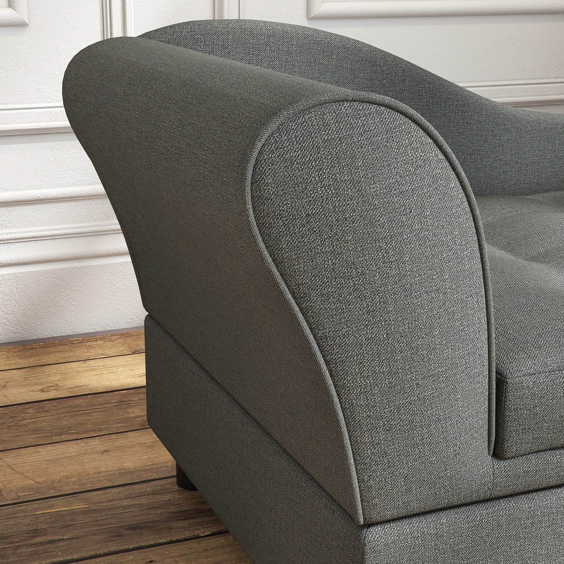 PawHut Pet Sofa Dog Sofa for Small Dogs with Storage, Gray