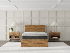 Copper Infused Hybrid 12 Inch Soft Memory Foam Twin Mattress