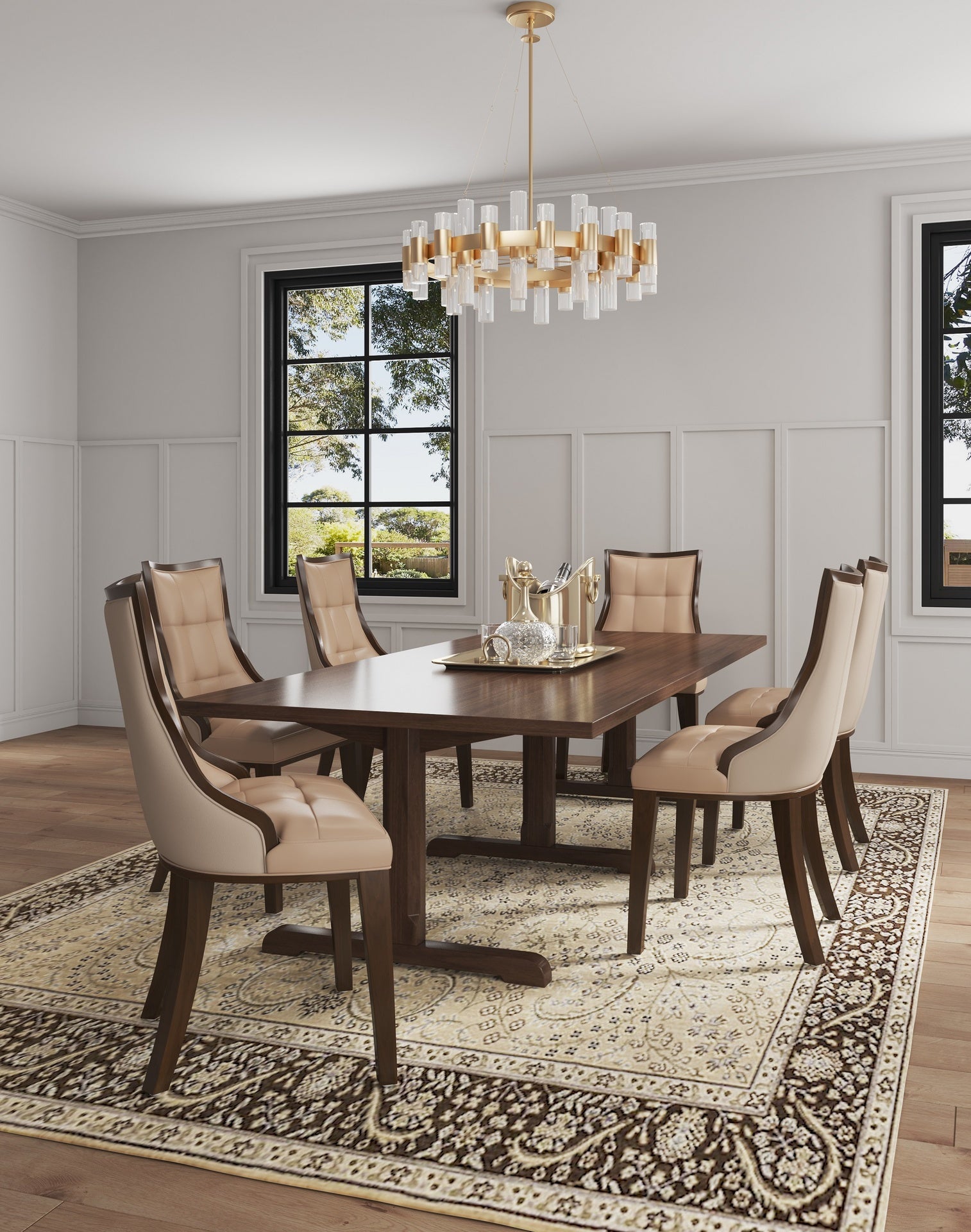 Dining Chair - Set of 2 in Tan