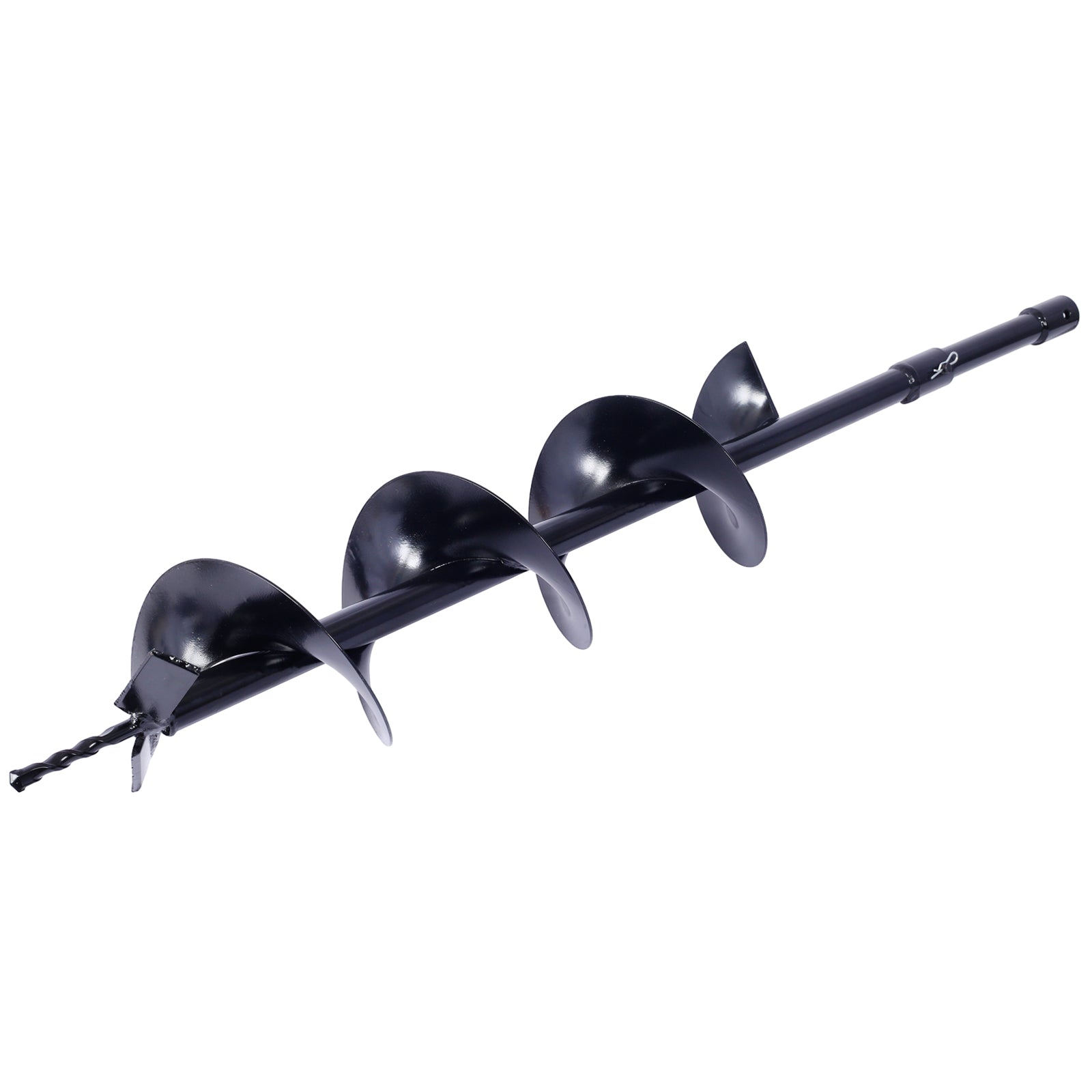 Auger Drill Bit for Planting Hole, Bulb Bedding Digging Post Hole Planting Tool for 3/4" Shaft Auger,Hole Digger Replacement Auger Bits Earth Auger Digging Bit 4IN+6IN+8IN+EXTENSION ROD KIT