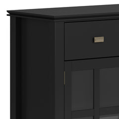 Artisan Solid Wood Sideboard Buffet in Black