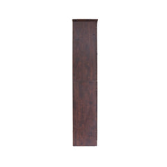 68-Inch Tall Shoe Cabinet with Doors, 8-Tier Shoe Storage Cabinet with Adjustable Shelves, Modern Shoe Organizer Shoe Rack Cabinet for Entryway, Hallway, Closet, Living Room, Walnut