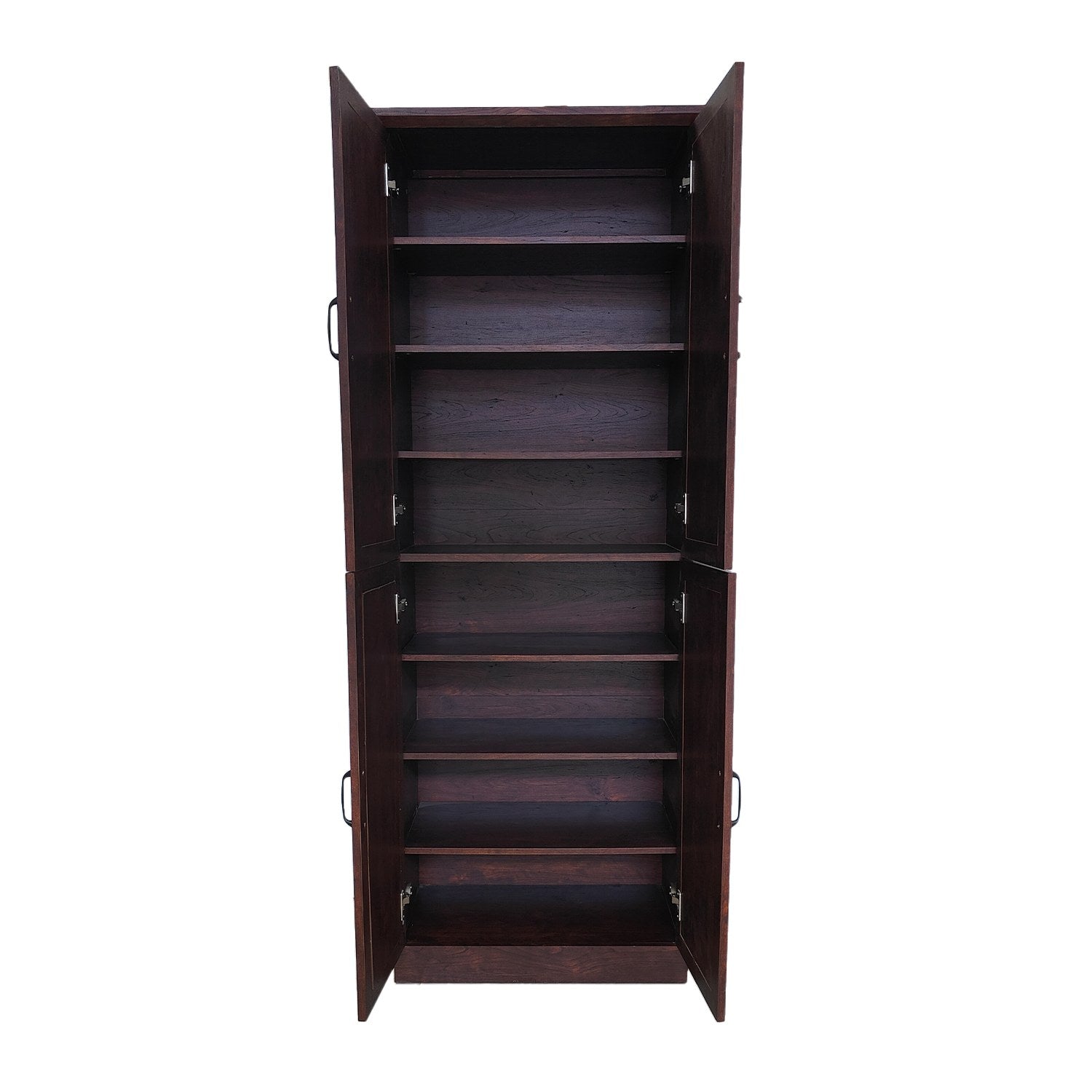 68-Inch Tall Shoe Cabinet with Doors, 8-Tier Shoe Storage Cabinet with Adjustable Shelves, Modern Shoe Organizer Shoe Rack Cabinet for Entryway, Hallway, Closet, Living Room, Walnut