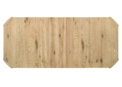Magnus Oak Finish 84" Extendable Rectangular Dining Table