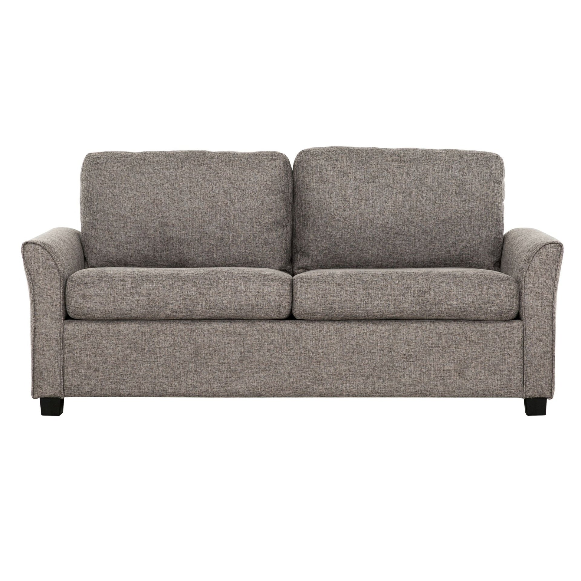 Convertible Sleeper Sofa Couch with USB Ports, Modern Living Room Furniture Full-Size Sofa Bed, Grey