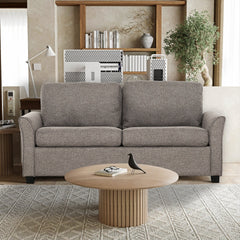 Convertible Sleeper Sofa Couch with USB Ports, Modern Living Room Furniture Full-Size Sofa Bed, Grey