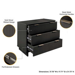 Dresser in Charcoal Gray