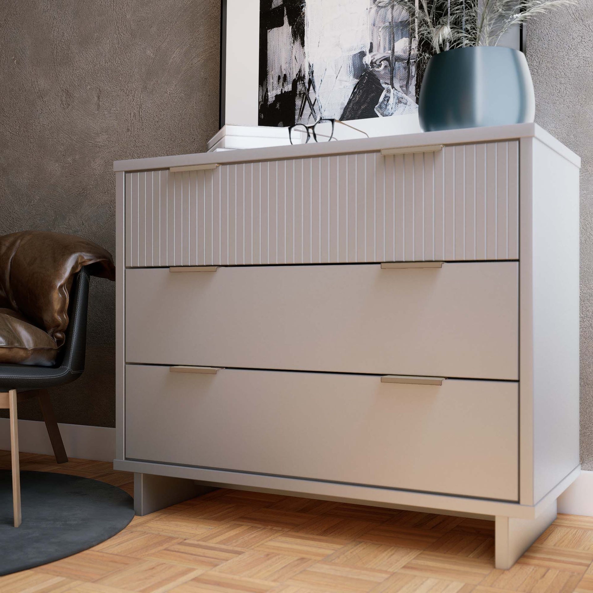 Dresser in Light Gray