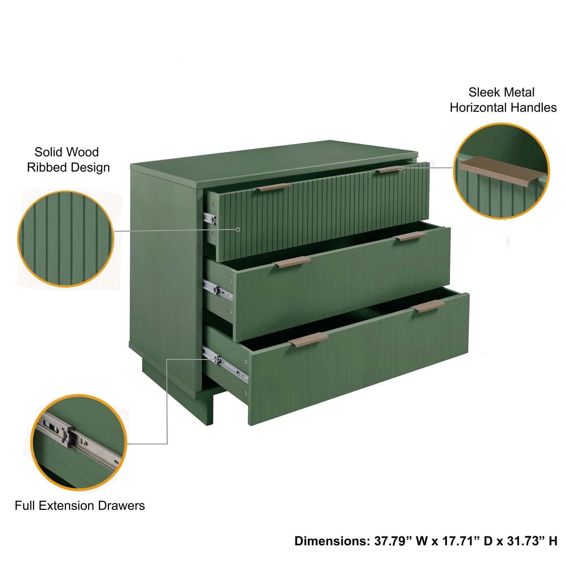 Dresser in Sage Green