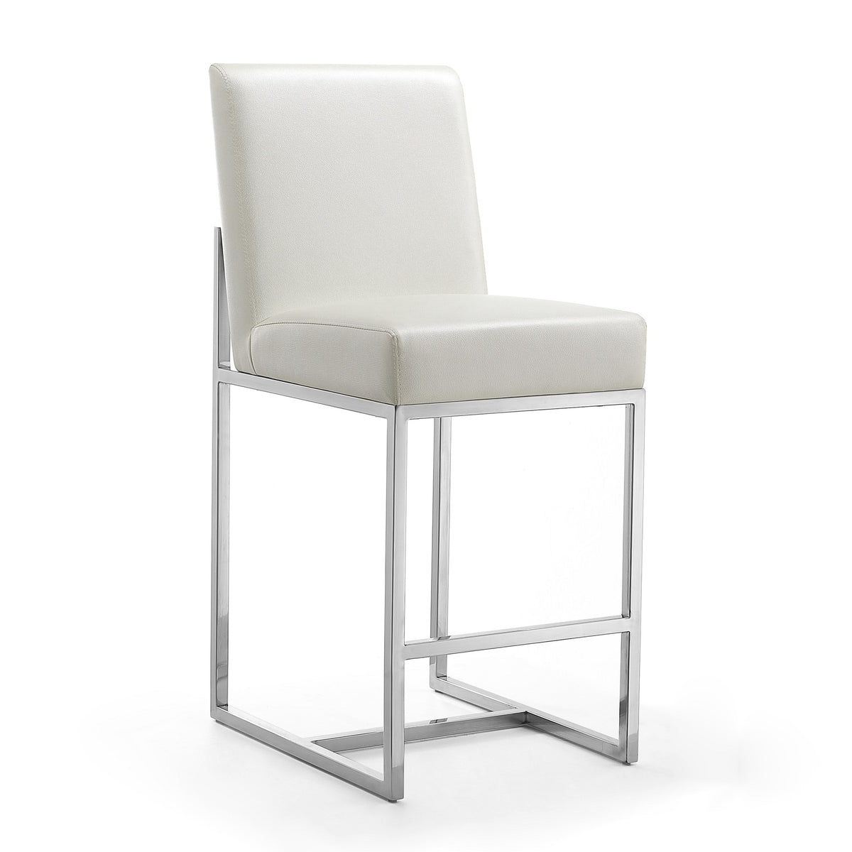 Counter Stool in Pearl White