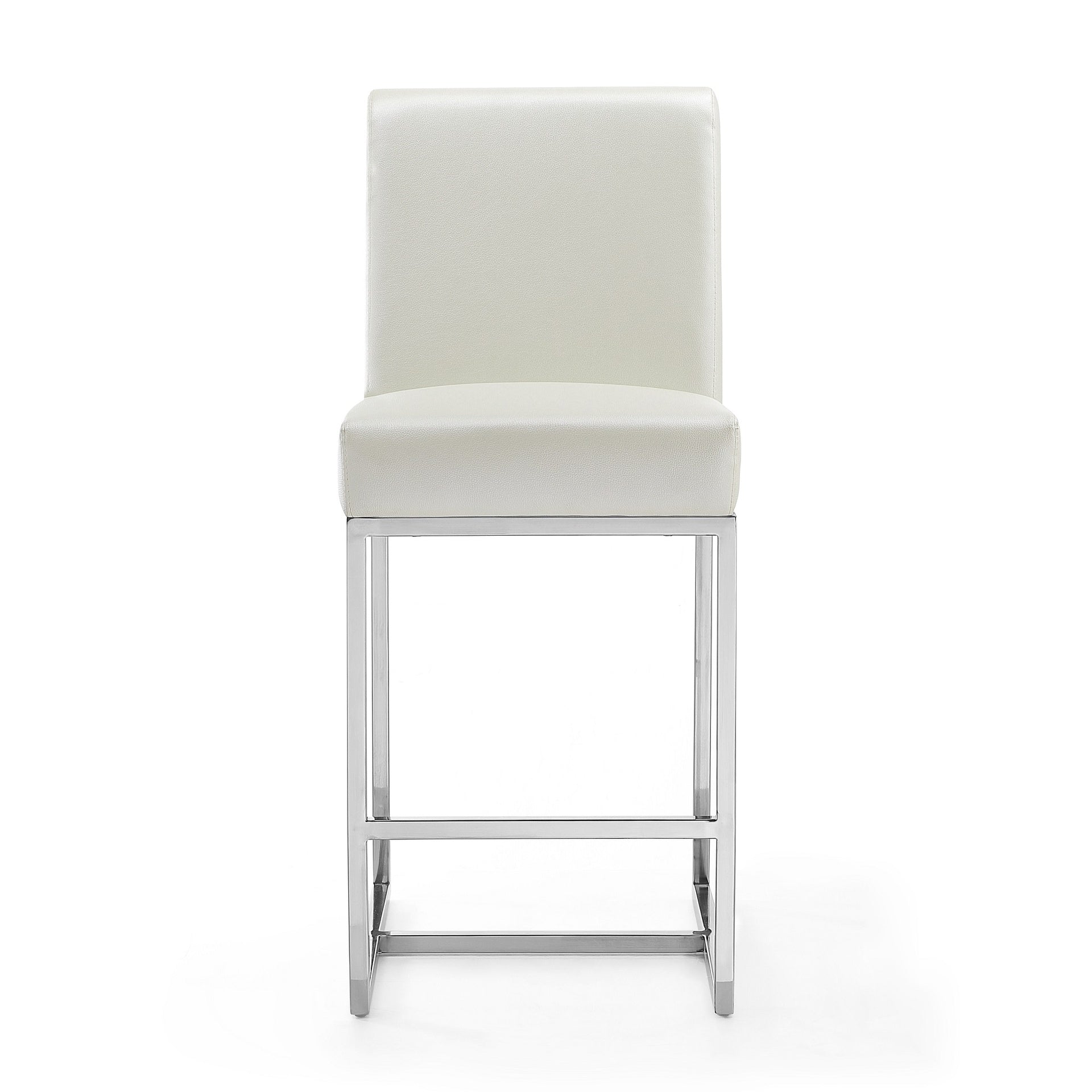 Counter Stool in Pearl White