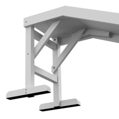 PawHut 60" Pet Ramp for Dogs & Cats with Non-Slip Carpet, White