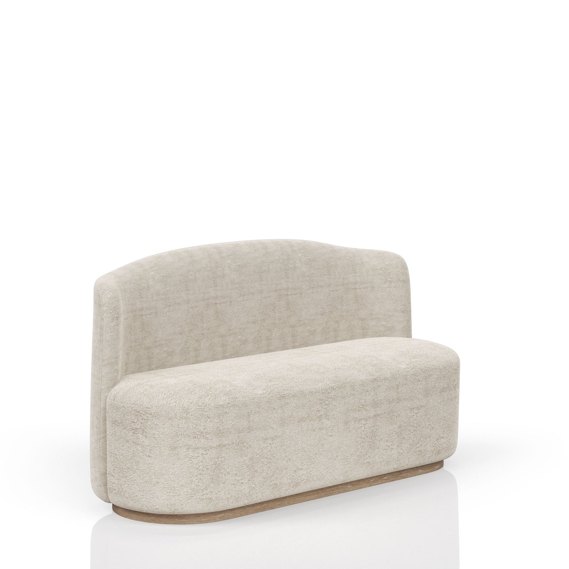 Cocoa and Ivory Banquette
