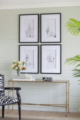 Set of 4 Architecture Wall Art Prints, Home Decor Art for Living Room Dining Room  Entryway, 20" x 28"