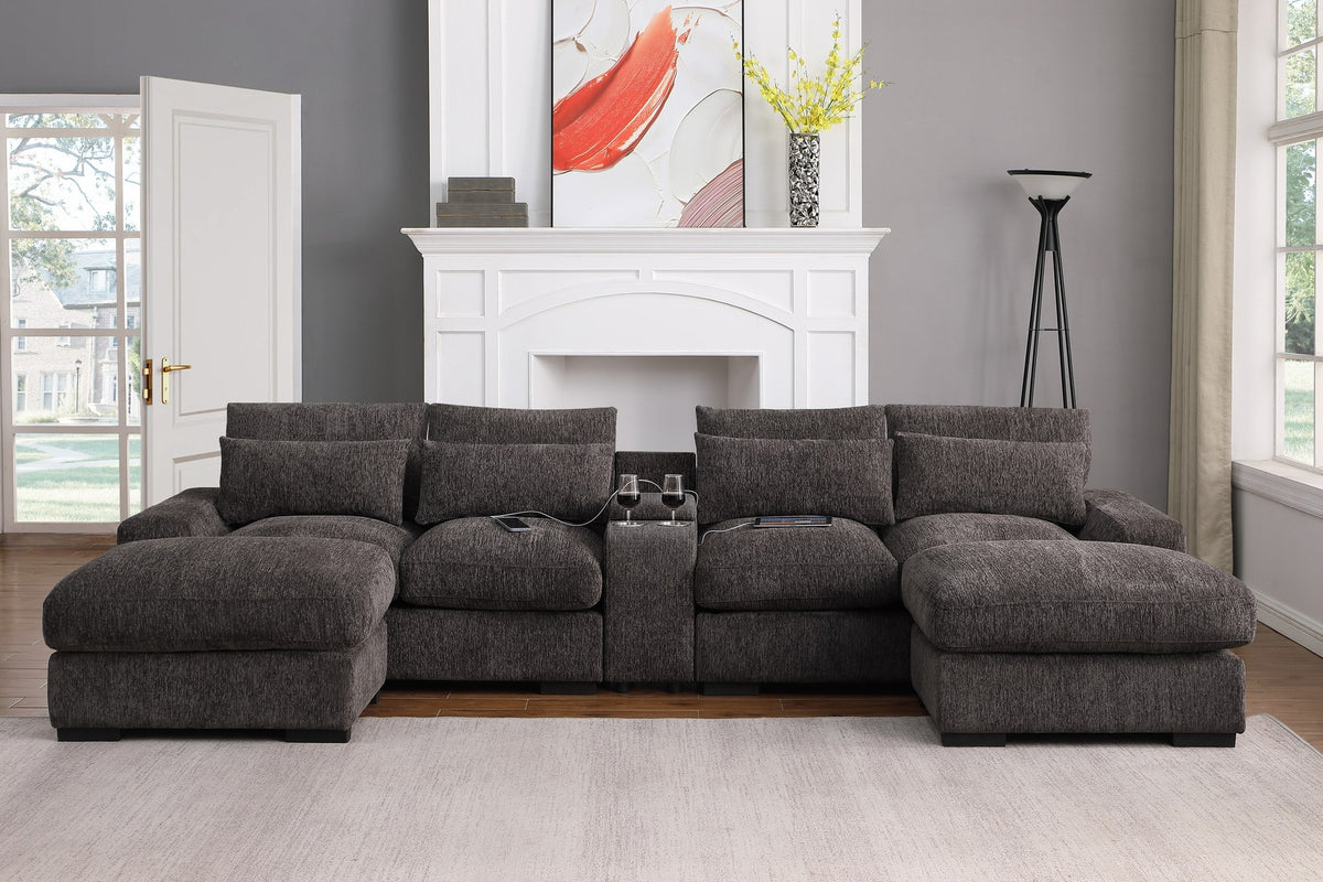 Nyeisha Piece Upholstered Sofa & Chaise