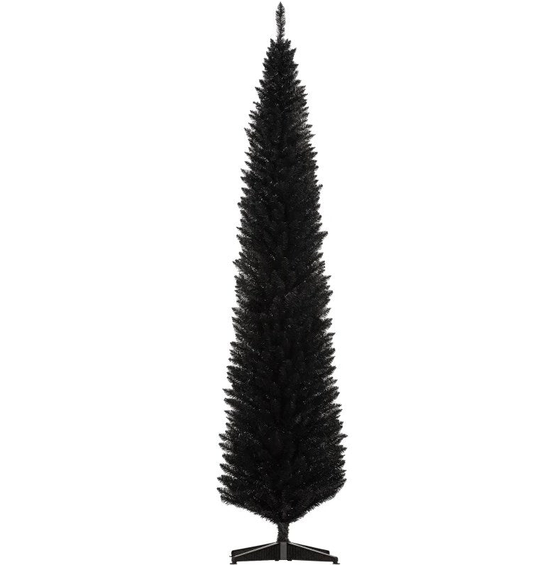 Classic Pencil Christmas Tree with Easy Setup for Cozy Holiday Vibe