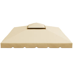 Outsunny Model 84C-051 or 84C-269 10' x 10' Gazebo Replacement Canopy, Beige