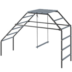 PawHut Chicken Coop Perches with Adjustable Swing, 10 Roosting Bars, for Backyard, Farm