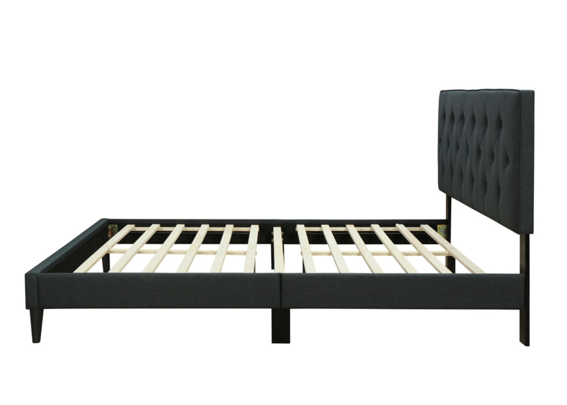 Full Sized Tufted Bed in a Box w/ USB