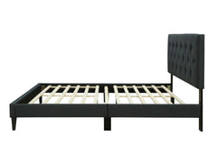 Full Sized Tufted Bed in a Box w/ USB