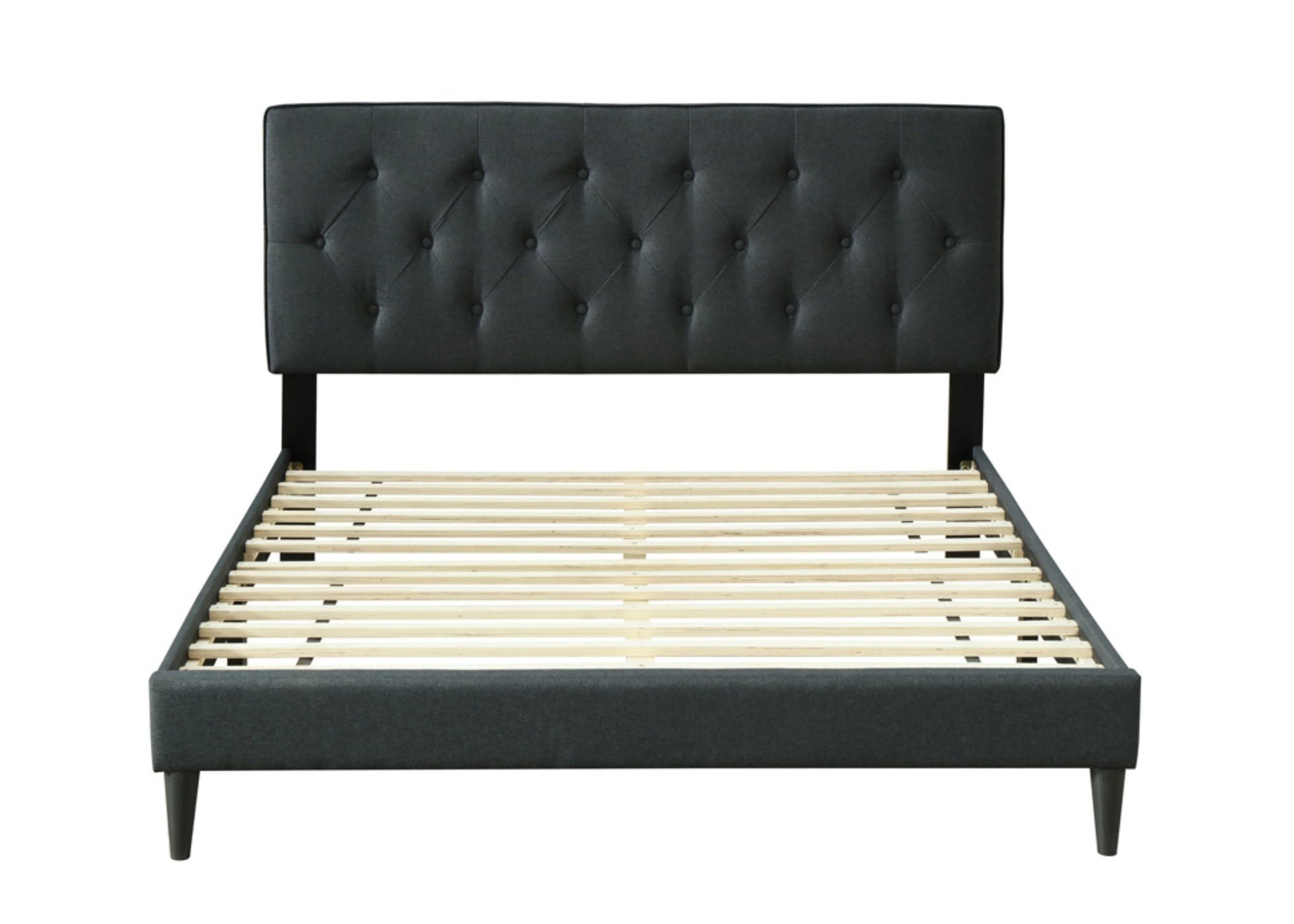 Full Sized Tufted Bed in a Box w/ USB
