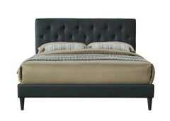 Full Sized Tufted Bed in a Box w/ USB