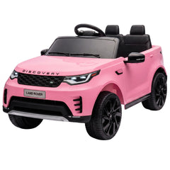 Qaba 12V Electric Car for Kids, Licensed Land Rover Ride on Car with Parent Remote, Soft Start, 4 Wheel Suspension, Pink