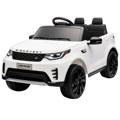 Qaba 12V Electric Car for Kids, Licensed Land Rover Ride on Car with Parent Remote, Soft Start, 4 Wheel Suspension, White