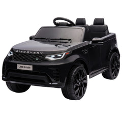 Qaba 12V Electric Car for Kids, Licensed Land Rover Ride on Car with Parent Remote, Soft Start, 4 Wheel Suspension, Black