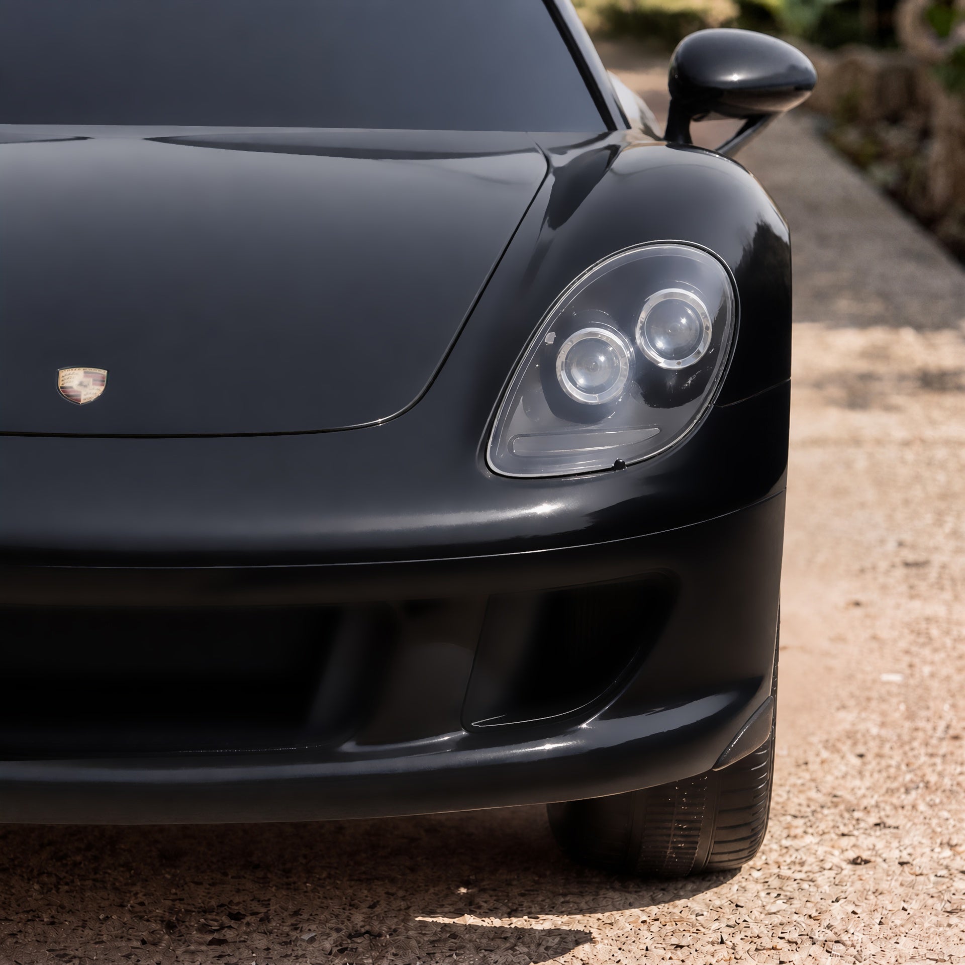 Qaba 12V Kids Ride On Car, Licensed Porsche Carrera GT with Remote, Rear Suspension, Smooth Start for Ages 3-6, Black