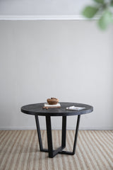 47x47x31" Dining Table, Black