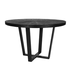 47x47x31" Dining Table, Black