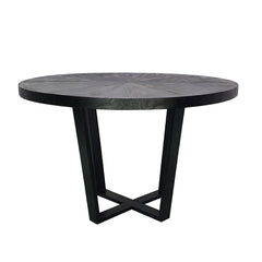47x47x31" Dining Table, Black