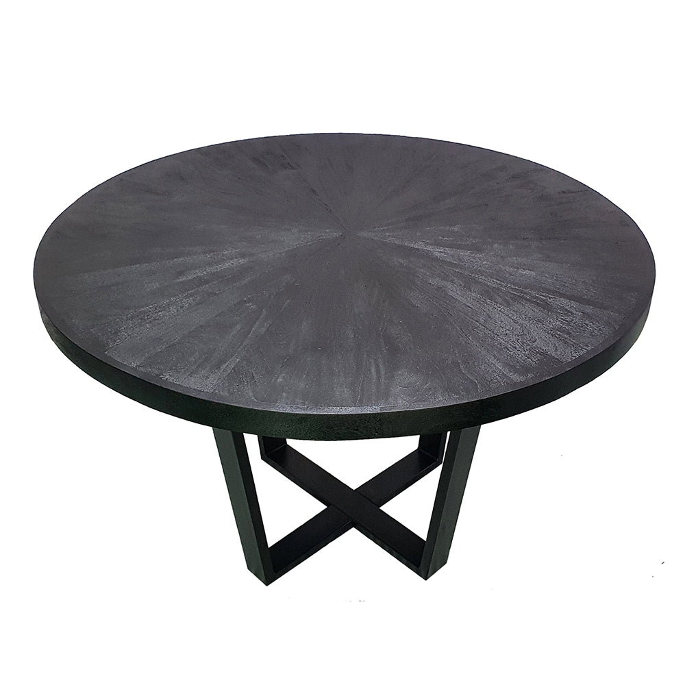47x47x31" Dining Table, Black
