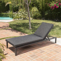 NAVAN CHAISE LOUNGE - DARK GREY